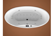 Santech DELTA oválna masážna vaňa 185x90 Comfort +kúpeľový olej Panpuri ZADARMO