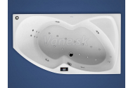 Santech FONTANA asymetrická masážna vaňa 160x90 P Comfort +kúpeľový olej Panpuri ZADARMO