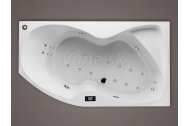 Santech FONTANA asymetrická masážna vaňa 170x95 P Comfort +kúpeľový olej Panpuri ZADARMO