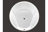 Santech Monte okrúhla masážna vaňa 160 Comfort
