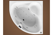 Santech OTAVA rohová masážna vaňa 140x140 Comfort +kúpeľový olej Panpuri ZADARMO