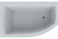 Teiko vaňa THERA NEW 160x98 ľavá 160x98x43