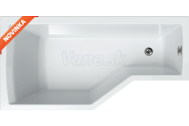 Teiko vaňa TUBA 160x80 ľavá 160x80x45