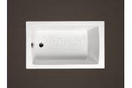 Santech One 140x72,5x33cm obdĺžniková nízka vaňa