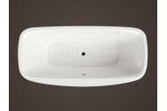 Santech Bevel 180x86 obdĺžnik. vaňa s ostrovčekom, výpusť 80cm
