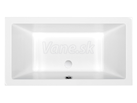 Cersanit INTRO Vaňa pravouhlá 140x75 akrylátová + nohy, Biela S301-065