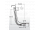 Sapho MODEL A6 automatický vaňový prepad-odpad s napúštaním 875 mm, chróm