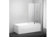 Ravak Vaňová zástena CVS2 pre Koncept 10°, 10CVS2-100 R white,Transparent