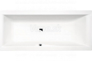 Polysan CLEO obdĺžniková vaňa 180x80x48cm, 200 l, biela