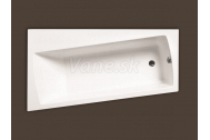 Santech Emo 165 x 90 rohová asymetrická vaňa,ľavá
