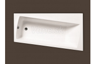 Santech Emo 165 x 90 rohová asymetrická vaňa, pravá