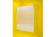 Hopa forte VASCA MARTE vaňová zástena 170x150cm, skladacie dv., rám biely, polystyrol