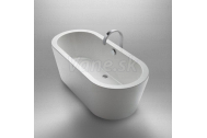 Knief HOT voľne stojaca akrylátová vaňa 180x80x60cm, 240l, biela