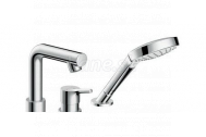 Hansgrohe TALIS S trojotvorová vaňová batéria, chróm 72417000