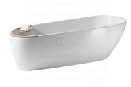 Kerasan AQUATECH voľne stojaca vaňa 170x56x70cm, biela