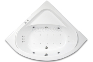 Arttec ARTTEC GAIA 2 LUXUS 140 x 140 rohová hydromasážna akrylátová vaňa Biela