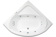 Arttec ARTTEC GAIA 2 SURF 140 x 140 rohová hydromasážna akrylátová vaňa Biela