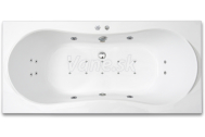 Arttec ARTTEC KRONA LUXUS 170 x 80 obdĺžniková hydromasážna akrylátová vaňa Biela