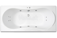 Arttec ARTTEC KRONA SURF 180 x 80 hydromasážna akrylátová vaňa Biela