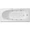 Arttec ARTTEC Rhey LUXUS 160 x 75 obdĺžniková hydromasážna akrylátová vaňa Biela