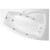 Arttec ARTTEC THALEILA SURF 160 x 105 hydromasážna akrylátová vaňa PRAVÁ Biela