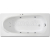 Arttec ARTTEC Rhey SURF 160 x 75 hydromasážna akrylátová vaňa Biela