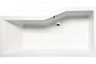 Polysan VERSYS asymetrická vaňa 160x85x70x47cm, ľavá, biela