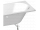 Polysan VERSYS asymetrická vaňa 170x85x70x47cm, pravá, biela