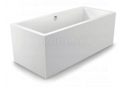 Santech TIME KUBE-H 160x70 voľne stojaca akrylát vaňa hranaté rohy +pozink.rám
