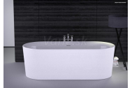 Knief FRESH XS O voľne stojaca akrylátová vaňa 155x80x60cm biela