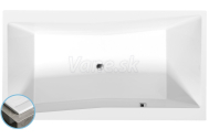 Polysan QUEST SLIM obdĺžniková vaňa 180x100x49cm, biela