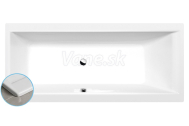 Polysan CLEO SLIM obdĺžniková vaňa 180x80x48cm, biela