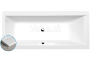 Polysan CLEO SLIM obdĺžniková vaňa 160x70x48cm, biela
