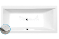 Polysan CLEO SLIM obdĺžniková vaňa 150x75x48cm, biela