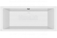 Cersanit INTRO Vaňa pravouhlá 180x80 akrylátová + nohy, Biela S301-222