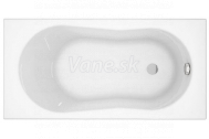 Cersanit NIKE vaňa obdĺžniková 160x70 akrylátová + nohy, Biela S301-248