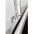 Polysan LUCIS LINE štvrťkruhová sprchová zástena 1000x800mm, ľavá/pravá