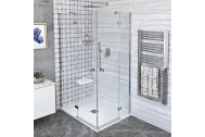 Polysan FORTIS LINE obdĺžnikový sprchový kút 130x100cm rohový vstup Číre/Chróm Krídlové dv