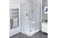 Polysan FORTIS LINE obdĺžnikový sprchový kút 110x130cm rohový vstup Číre/Chróm Krídlové dv