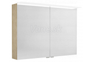 Sapho LINEX galérka s LED osvetlením, 100x70x15cm, brest Bardini