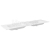 Sapho ARUBA dvojumývadlo uprostred, 170x51,5 cm, Rockstone biela matná