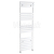 Sapho JALOUSI vykurovacie teleso 600x1500mm, 900W, biela