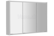 Sapho BATU galérka 2x LED osvetlení, 100x71x15cm, biela