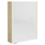 Sapho ALIX galérka s LED osvetlením 56x70x17,5cm, ľavá/pravá, brest Bardini