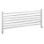 Sapho METRO vykurovacie teleso 1000x450mm, chrom
