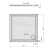Polysan AURA LIGHT sprchová vanička z liateho mramoru, štvorec 90x90x3cm, biela