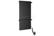 Sapho ELMIS Elektrický sušiak uterákov 400x800mm, 120W, hliník, antracit