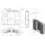 Aqualine ZOJA/KERAMIA FRESH galérka s LED osvetlením 70x60x14cm, dub platin