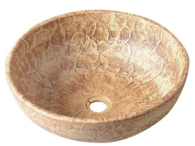 Sapho PRIORI keramické umývadlo, priemer 41cm, farba hnedá