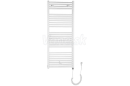 Aqualine DIRECT-E elektrické vykurovacie teleso, rovné, 600x1320 mm, 600W, biela